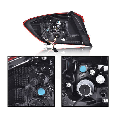 G-PLUS Tail Light Lamp Rear Brake Compatible with Chevy Cruze LS LT LTZ Premier 4-Door Sedan 2016-2019 w/Bulbs & Wiring Harness (3 PLUG) Right Passenger Side Luces Traseras, Faros TraserosAssembly