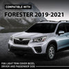 G-PLUS Front Fog Light Cover Bezel Trims, Compatible with Subaru Forester 2019-2021, LH Driver & RH Passenger Side 2PCS, 57731SJ050, 57731SJ040