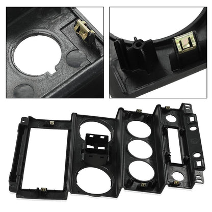 G-PLUS Dash Board Instrument Panel Dash Center Bezel Trim Compatible with Jeep Wrangler 2007 2008 2009 2010