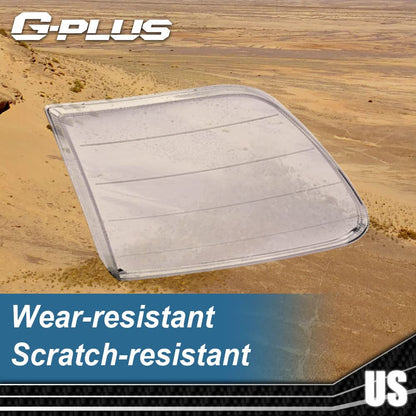 G-PLUS Front Headlight Lens Cover Compatible With 97-04 Ford F150 Expedition, Left & Right Side (Clear Lens)