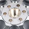 G-PLUS 10" Chrome Wheel Cover Hub Caps Compatible with EZGO Club Car and Yamaha Golf Cart Hubcaps Set of 4
