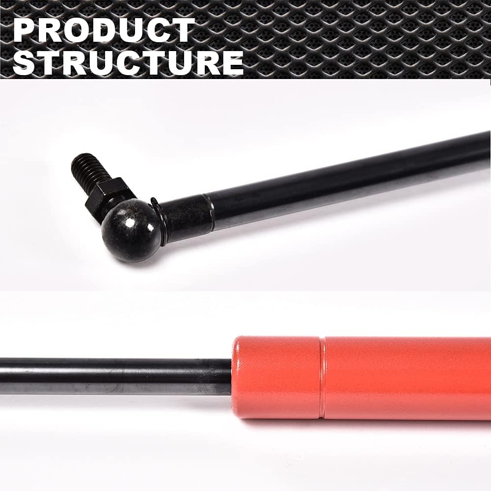G-PLUS Rear Trunk Gas Hood Struts Fit Chevrolet Trailblazer 2003-2006/GMC Envoy 2002-2006/Isuzu Ascender 2003-2008 XL Gas Shock Lift Supports 4574-2 Pack (Matt Red)