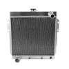 Replacement For Ford Thunderbird Y-Block V8 1955 1956 1957 Full Aluminum Racing Cooling Radiator Stop Leak 2 Row Core