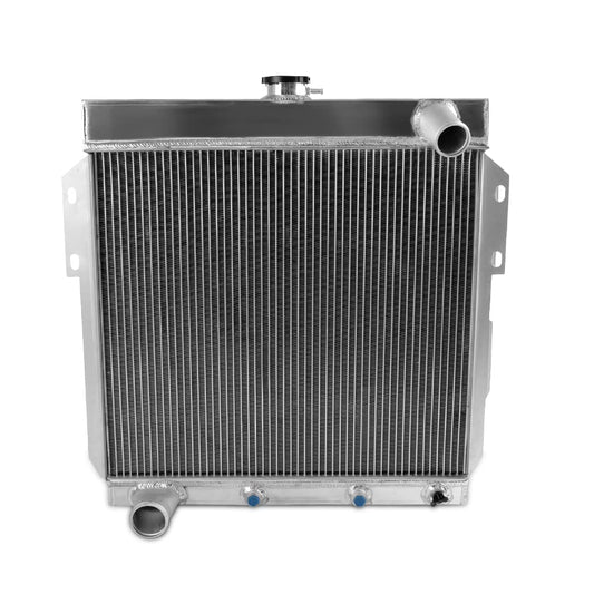 Replacement For Ford Thunderbird Y-Block V8 1955 1956 1957 Full Aluminum Racing Cooling Radiator Stop Leak 2 Row Core