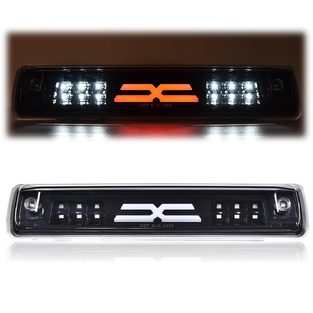G-PLUS LED 3rd Third X Brake Light Rear Brake Stop Tail Light Compatible with 2015-2018 Colorado/Canyon GM25971002 52019397 High Mount Stop Light Third Tail Light