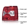 G-PLUS Rear Tail Lamp Light Right Compatible with VW Passat B5 B5.5 Wagon 2001 2002 2003 2004 2005 8151089130, 8152089130 Luces TraserasAssembly