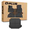 G-PLUS Floor Mats Cargo Liner Fit BMW X5 2019 2020 2021 2022 2023 2024 2025 (Only for 5-Passenger) TPE All Weather Custom Fit Protection Floor Liners Accessories 1st & 2nd & 3rd Row Black