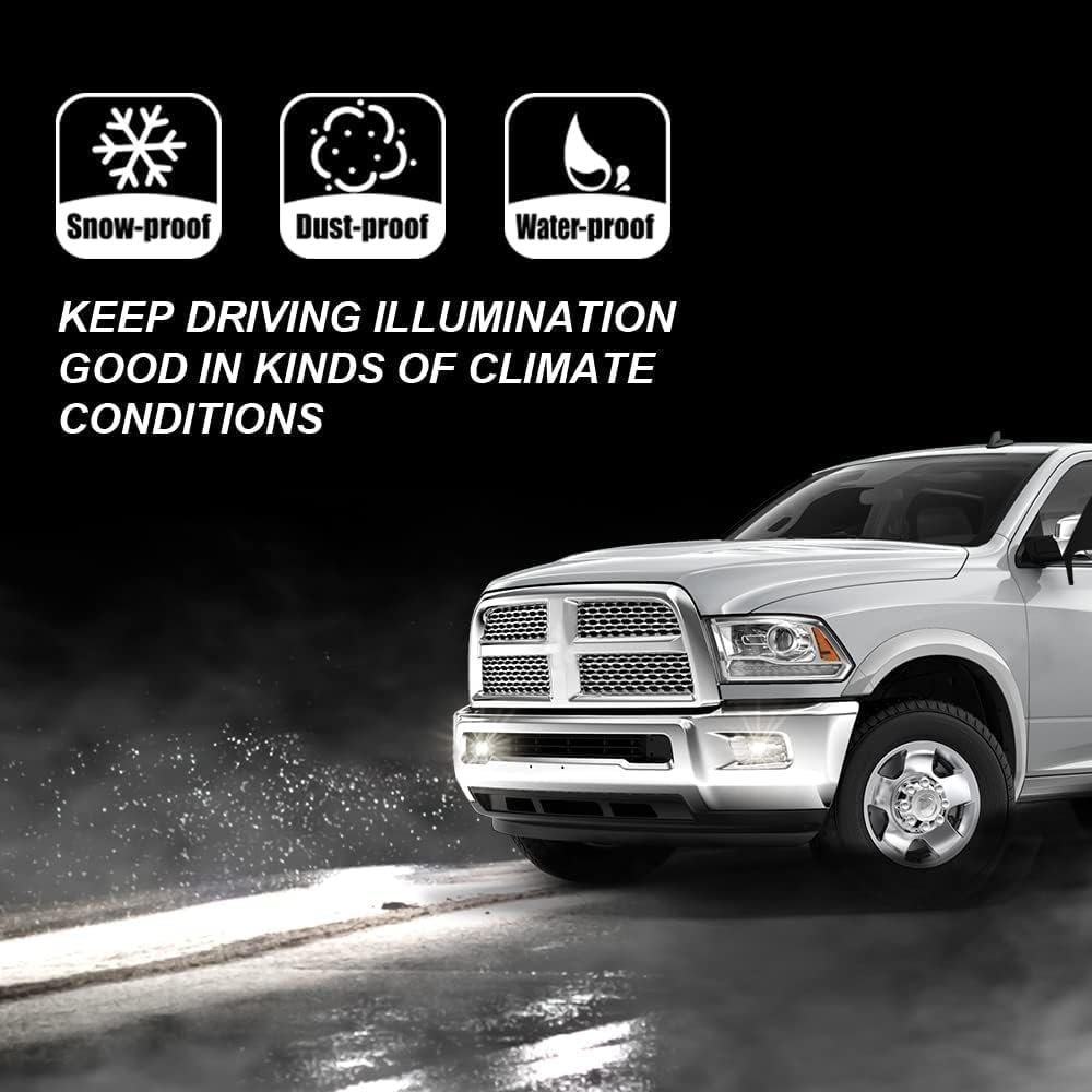 G-PLUS Fog Lights Compatible with Chevy Silverado 1500 2007-2015,Fit Chevy Silverado 2500HD 3500HD 2007-2014 /Fit Chevy Avalanche 2007-2013