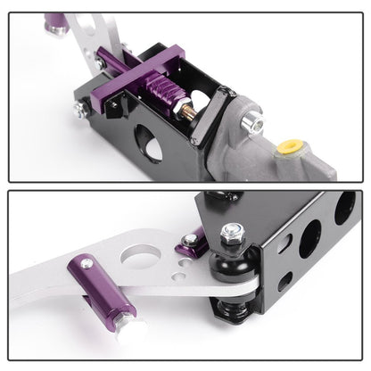 Universal Hydraulic Handbrake Drift E-Brake Racing Hand Brake Lever Purple Metal