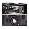 G-PLUS Headlights Assembly Compatible with GMC Sierra 1500 2007-2013 /Fit for GMC Sierra 2500HD 3500HD 2007-2014 Headlamps Left & Right Clear Lens Black Housing Clear Reflector,faros delanteros