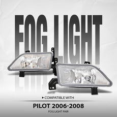 G-PLUS Fog Lights Pair for Honda Pilot 2006-2008 Left Right White Product Specifications