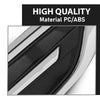 G-PLUS Front Left Fender Ornament Fender Vent Insert Grille Molding Plate Kit, Fit Ford Escape SEL S SE Titanium Sport Utility 4-Door 2017-2019, Driver Side, GJ5Z16228AB, GJ5416C217ACW Chrome Black