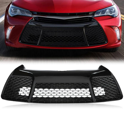 Front Bumper Grille Compatible For TOYOTA CAMRY LE XLE 2010-2011 Bumper Face Bar Grille Replacement TO1036118