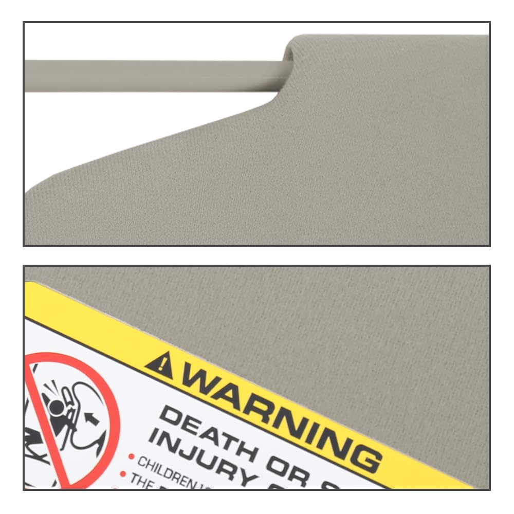 G-PLUS Beige Left Side Sun Visor Compatible with 2002-2009 Dodge Ram 1500 2500 3500
