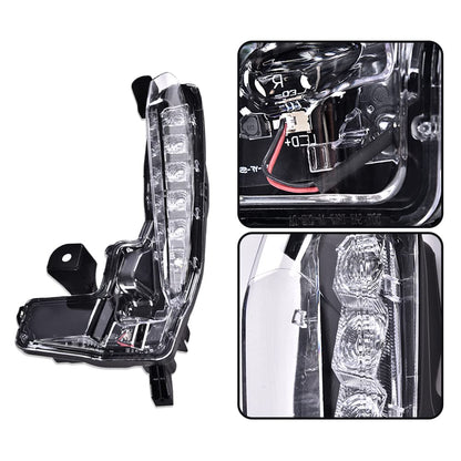 G-PLUS LED Fog Lights Compatible with Toyota Corolla Sedan SE XSE 2017 2018 2019 w/Wiring & Bulbs Clear lens Driver & Passenger Side LED Fog Lamps 8144002030 8143002030 TO2562103 TO2563103