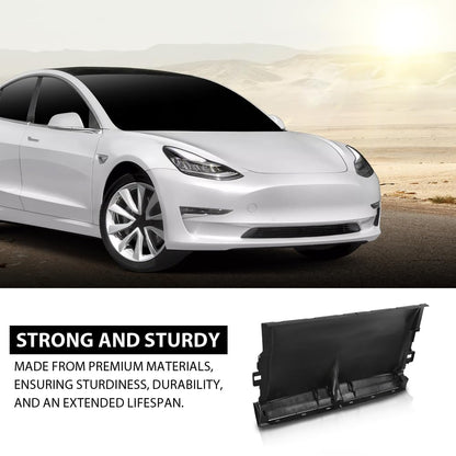 G-PLUS Front Active Grille Grill Shutter w/o Motor Compatible with Tesla Model 3 2017-2020 1076732-00-H, 107673200H