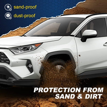 G-PLUS Fender Flares Compatible With 2019 2020 2021 Toyota Rav4, OE Style Front Wheel Black Fender Molding Trim 756010R090,7560142160(Front Left Driver Side)