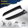 G-PLUS Rear Window Spoiler Side Wing Trim Cover Compatible with 2015-2017 BMW 1 Series F20 (Carbon Black)