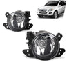 G-PLUS Pair Bumper Fog Lights Lamps, Compatible with Benz C-Class GL-Class M-Class 2005-2011, Fit E300 S450 S550 S600 2007-2017, LH Driver & RH Passenger 2PCS, 2518200756, 2518200856