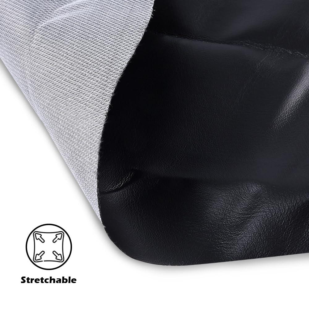 G-PLUS Seat Cover Compatible with Arctic Cat 4X4 2X4 1996-2005 250 300 400 454 500 Bearcat TRV 342 Black Leather Seat Protector Cover