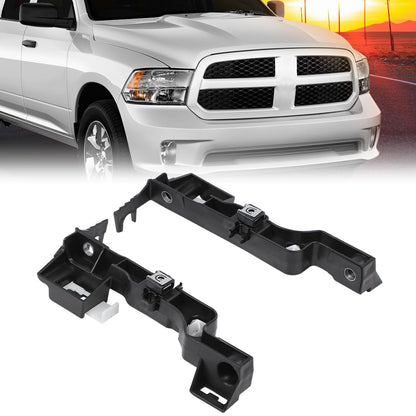 G-PLUS Headlight Lamp Mounting Bracket LH&RH Pair Compatible with Dodge Ram 1500 Pickup 2009-2010/Ram 2500 3500 Pickup 2010/ Ram 1500 2011-2020&Ram 1500 Classic 2019&Ram 2500 3500 2011-2018