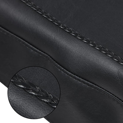 G-PLUS Pair Plain Hard Leather Saddlebag Speaker Lid Covers Fit 1993-2013 Touring Road King Electra Road Street Glide