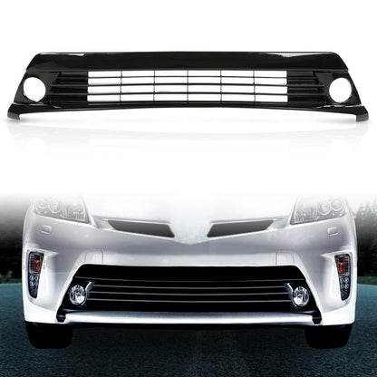 G-PLUS Front Bumper Grille Compatible with Toyota Prius 2012-2015 Primed Black 5310247020 TO1036157