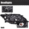 G-PLUS One Left Driver Side Headlight Compatible with Nissan Versa 2015-2019 Headlamp Halogen Clear Lens Chrome Housing Amber ReflectorBumper Headlamps,faros delanteros