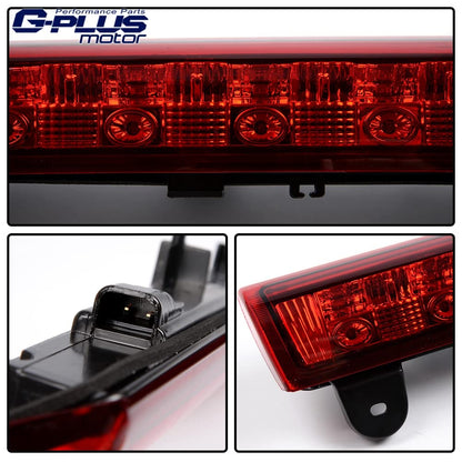 G-PLUS LED Third Brake Cargo Light Compatible With 2000-06 Chevy Suburban Tahoe GMC Yukon(ONLY For Liftgate Rear Doors),3RD Stop Tail Lamps (LED Chrome Housing Red Lens)