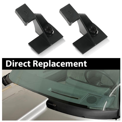 G-PLUS Windscreen Wipers Washer Nozzle Squirter Reproduct Compatible with Chevy Malibu 1978-1983/Fits Chevy Monte Carlo/SS 1978-1988 Front