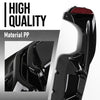 G-PLUS Rear Diffuser Compatible with BMW G30 G31 G38 5 Series 2017-2023 with M Sport Bumper Only Not Fit M550i Model Not Fit Model with Regular Non-M Sport Bumper Rear Diffuser Lip Glossy Black