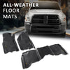 G-PLUS Cargo Liners Compatible with 2009-2018 Dodge Ram Crew Cab(Not Fit Quad Cab & Tradesman) All Weather Full Cover Protection 1st & 2nd Row 3PCS TPE Car Floor Liners Accessories