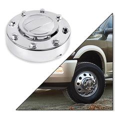 G-PLUS Front Wheel Center Caps 1PCS for Dodge Ram 3500 2011-2016 Side View