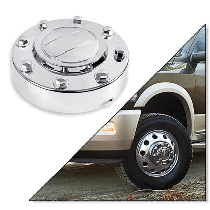G-PLUS Front Alloy Wheel Center Caps Compatible with 2011-2016 Dodge Ram 3500 1-TON Dually 1pc