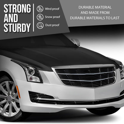 G-PLUS Front Hood Panel Compatible with Cadillac ATS 2013-2019 84076715 Black