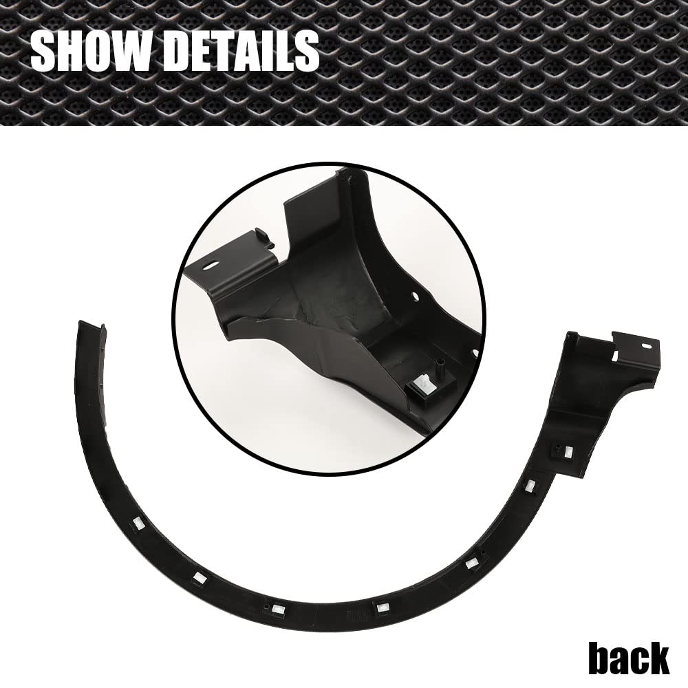 G-PLUS Front Fender Flares Compatible with Ford Escape 2013 2014 2015 2016 2017, 2PCS Wheel Opening Molding Arch Trim Left & Right, CJ5Z-16268-AB, Factory Style