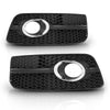 G-PLUS Pair Front Fog light Cover Grills, Compatible with Audi Q5 8R 2009-2012 W/S-Line Pkg, Left Driver & Right Passenger Side 2PCS, 8R0807681E, 8R0807682E