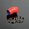 G-PLUS Silicone Intercooler Inlet Intake Hose Piping Kit Clamps Compatible With Ford Diesel 6.0L Elbow 2005-2007 Turbo (OEM：6C3Z 6C640-A)
