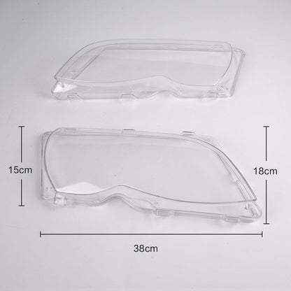 G-PLUS Headlight Lens Cover Compatible with BMW E46 4Door 320i 325i 325xi 330i 330xi 2002-2005, 63126924046 63127165772 63127165786