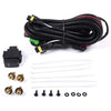 G-PLUS Driving Fog Lights Compatible with 2009-2014 Nissan Maxima Only, Clear Bumper Fog Lamps A pair W/Bulbs + Switch Harness Kit