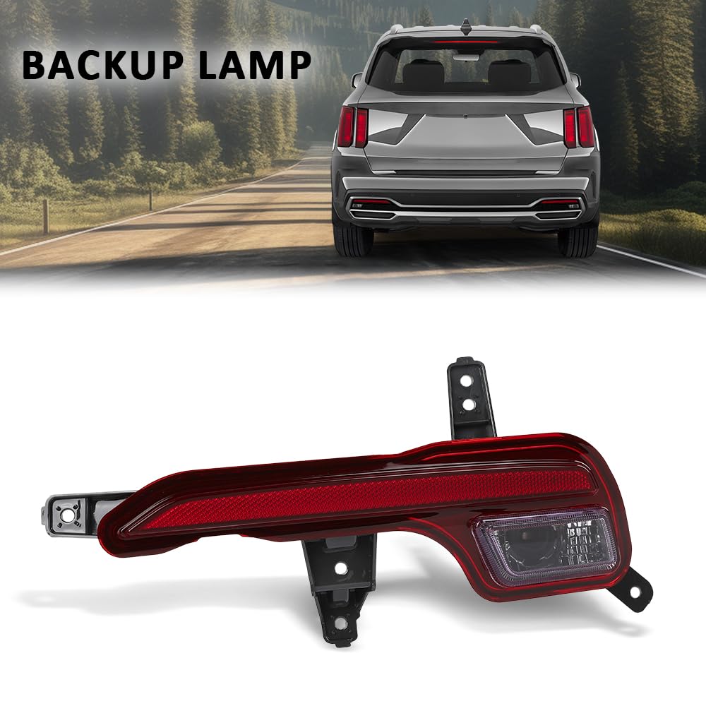 G-PLUS Rear Right Back Up Light, Compatible with Kia Sorento 2021-2023, Passenger Side, 92406P2000, KI2893104, 92406-P2000