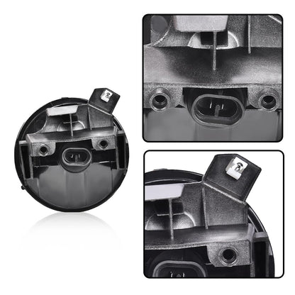 G-PLUS Left Fog Lights Compatible with Dakota Pickup Truck SUV 2001-2004/ Dodge Durango 2001-2003 Front Bumper Fog Light Lamps w/Bulbs (Clear Lens) 55077320AD, CH2592113, 9587988