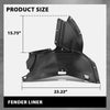 G-PLUS Front Right Fender Liner Inner, Compatible with Audi A3 Base 2006-2011/ A3 TDI 2010-2011, Passenger Side, 8P0821192B, AU1251101