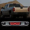 G-PLUS LED Third Brake Light Compatible With 07-14 Chevy Silverado/GMC Sierra,3RD LED Bar Brake/Cargo Light,Type X (Clear lens Black Housing Amber Reflector)