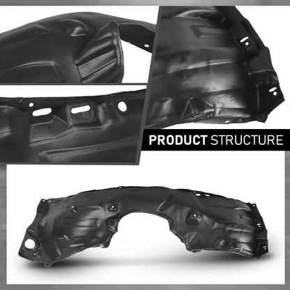 G-PLUS Front Fender Inner Liner LH Driver Side Compatible with Toyota Camry 2018-2020 5387606260