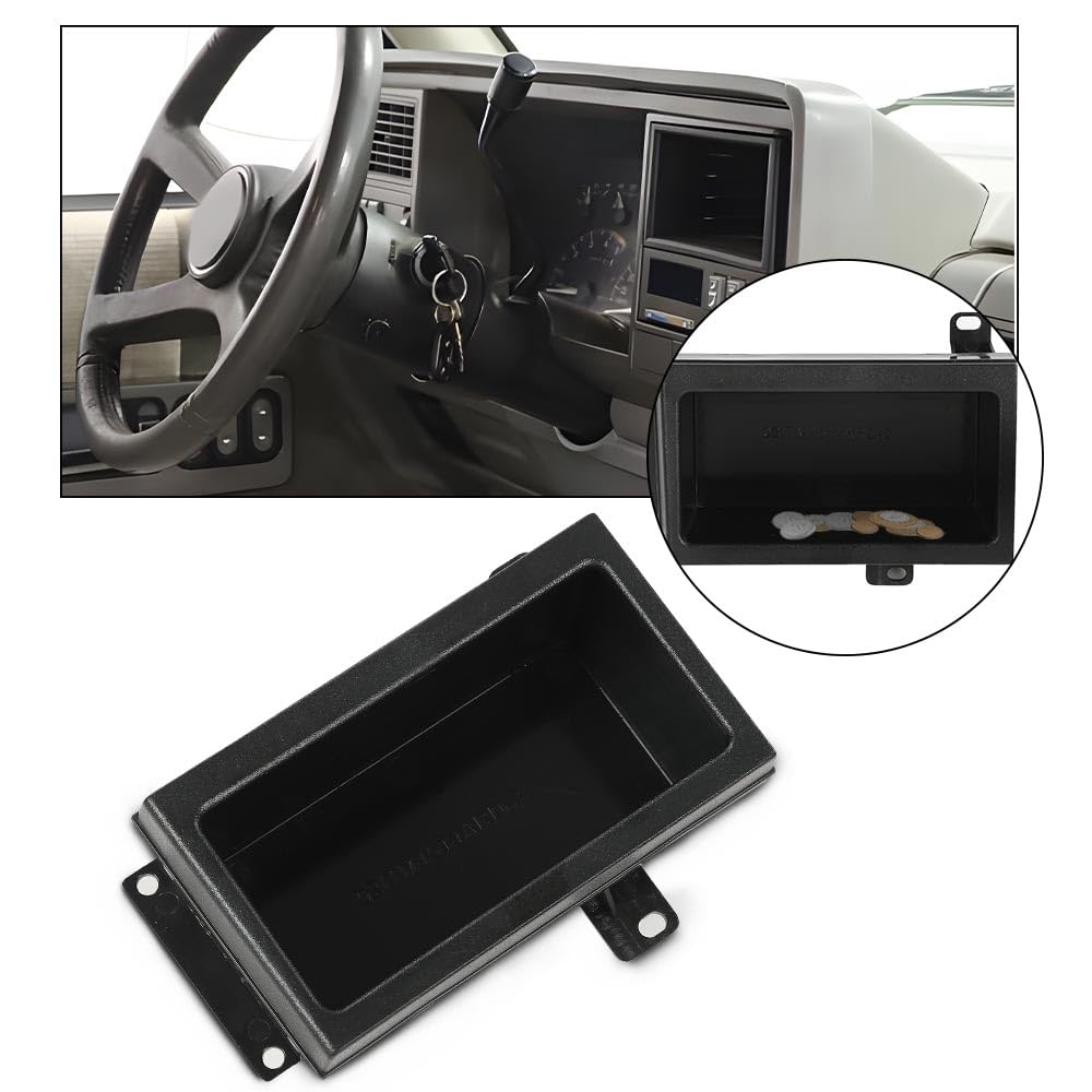 G-PLUS Dash Add-On Storage Pocket Compatible with Chevy GMC C1500 C2500 C3500 K1500 K2500 K3500 1988 1989 1990 1991 1992 1993 1994 GMP333
