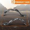 G-PLUS Front Left & Right Fender Liner Set Compatible with Toyota Corolla (submodel: Base, CE, LE, S, XLE, XRS) 2009-2010 | OE Replacement TO1248149/TO1249149 | Impact Resistant Black