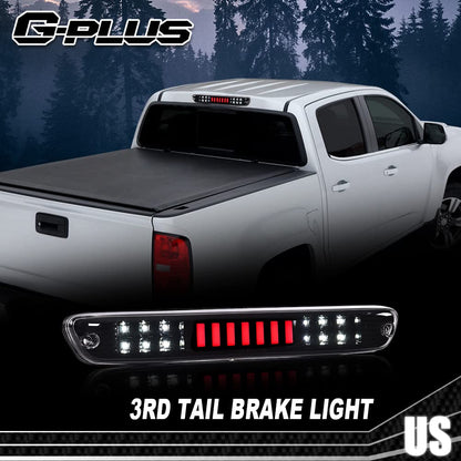 G-PLUS Car Tail Light Rear Third Stop I Brake Light Lamp Compatible with 2004-2012 Chevy Colorado/GMC Canyon 2006-2008 Isuzu I-Series 15286505 25971002 25821852
