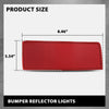 G-PLUS Pair Rear Bumper Reflector Light, Compatible with Benz GLK250 GLK350 Base 4Matic Sport Utility 4-Door 2010-2012, Left & Right Side 2PCS, 2048200174, 2048200274