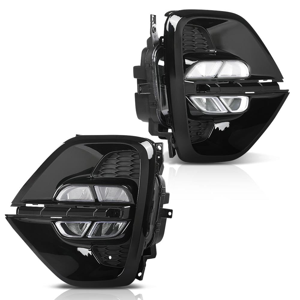 G-PLUS LED Pair Fog Lights, Compatible with Kia Sportage S/LX/EX/SX Turbo 2020 2021, W/o Wiring Harness, Left Driver & Right Passenger Side 2PCS